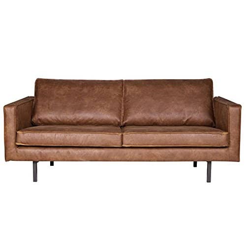 2,5 Sitzer Sofa RODEO Echtleder Leder Lounge Couch Garnitur cognac