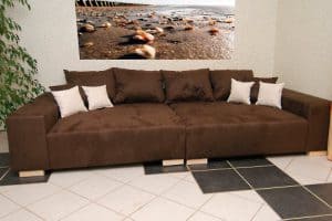 Big Sofa - Made in Germany - Bezug Noble Lux - Freie Farbwahl ohne Aufpreis aus ca. 70 Farben - Nahezu jedes Sondermaß möglich! Sprechen Sie uns an.