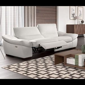 Designer Funktionssofa Leder Sofa Sofagarnitur Ledercouch Polstergarnitur Relaxsofa