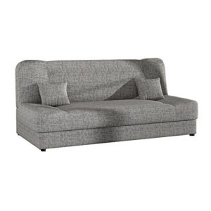 Schlafsofa Jonas, Sofa mit Bettkasten und Schlaffunktion, Bettsofa, Dauerschläfer-sofa, Schlafcouch, Materialmix, Couch vom Hersteller, Wohnlandschaft (Lawa 05)